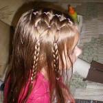 Детская прическа для длинных волос