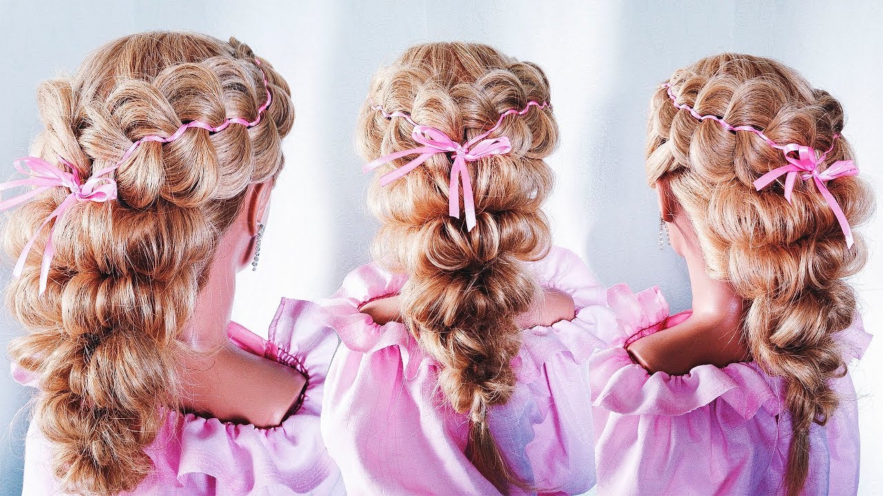 Випускний у дитячому садку – зачіски для маленьких принцес