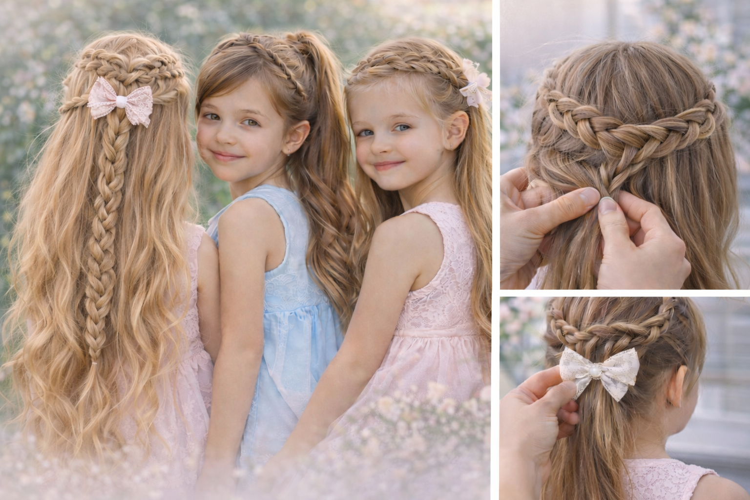 Зачіски для дівчаток із довгим волоссям
