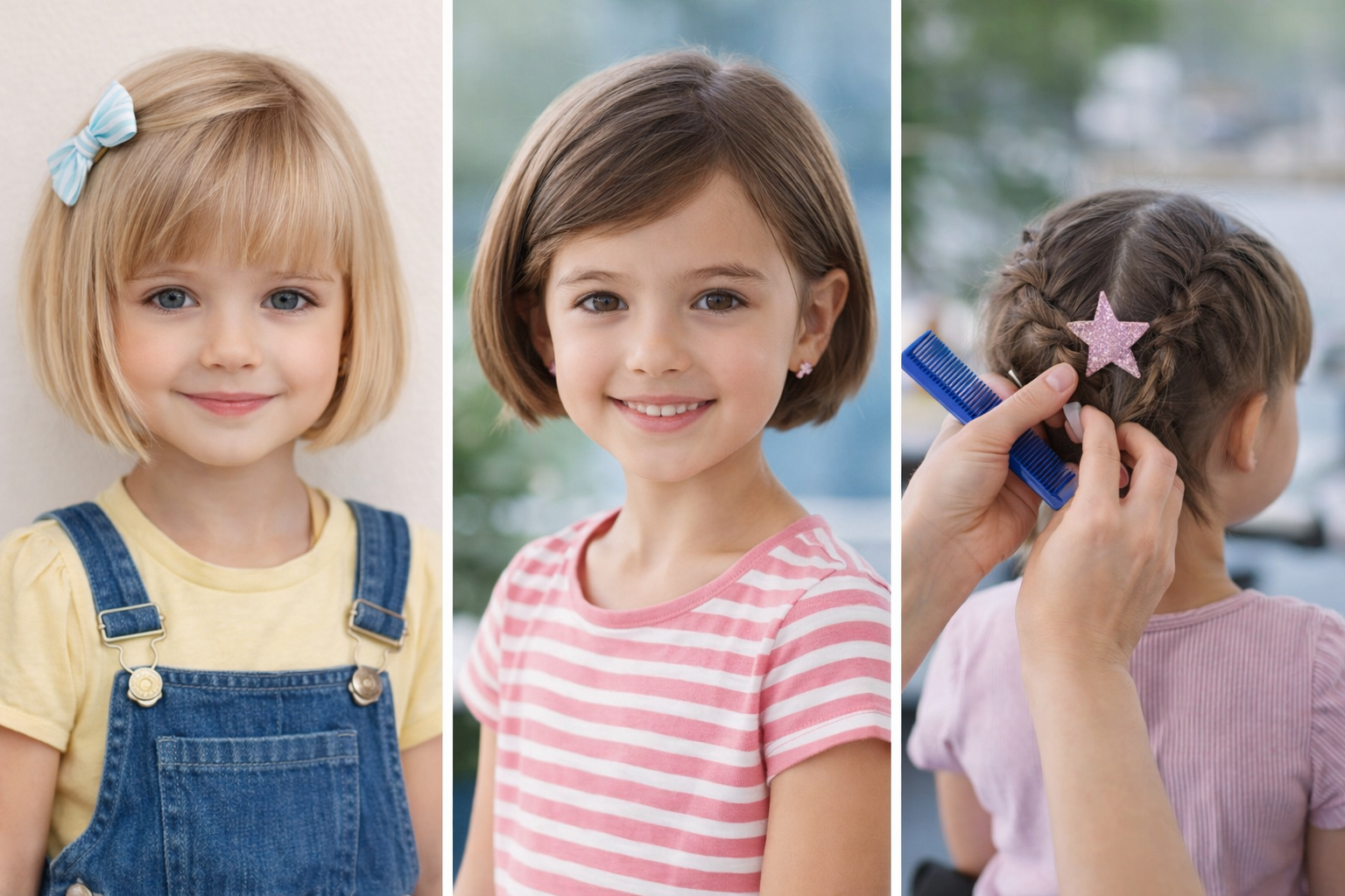 Дитячі зачіски для короткого волосся