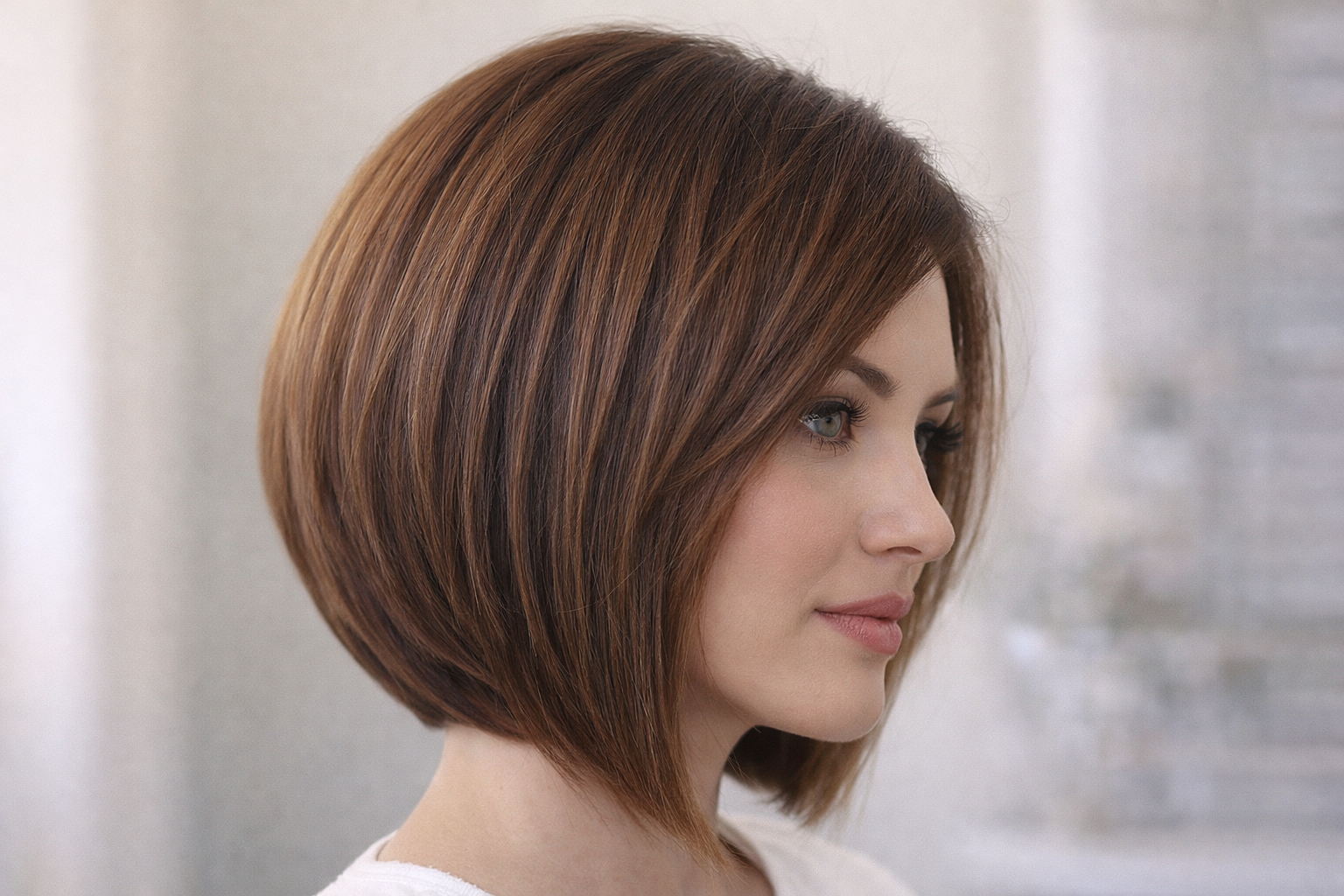 Актуальная классика — женская стрижка боб