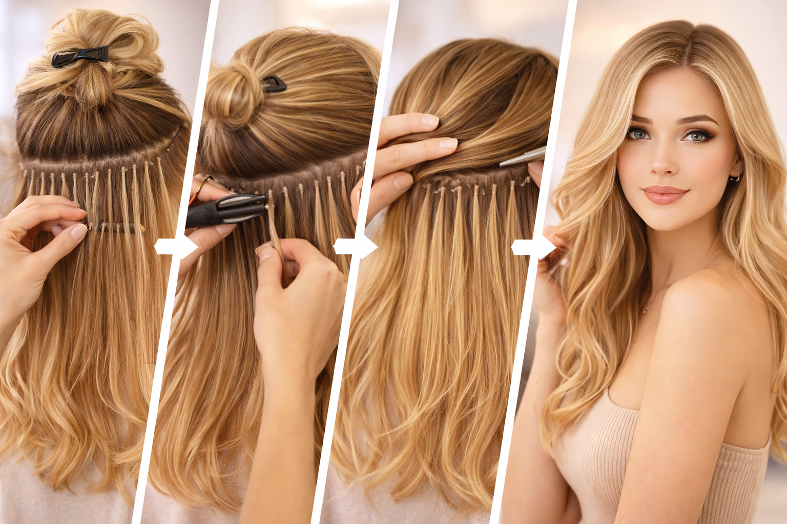 Нарощування волосся в домашніх умовах покроково