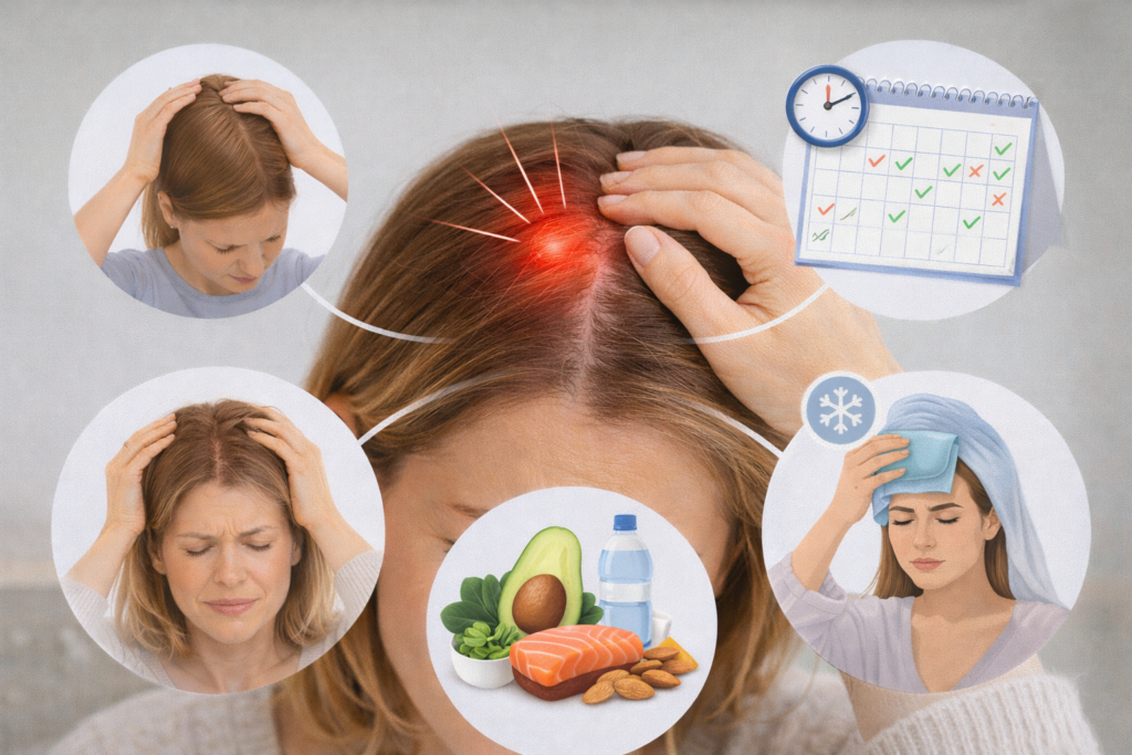 Що робити якщо болить шкіра голови