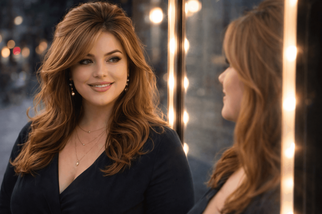 Ключові принципи балансування пропорцій Вертикальні лінії та обʼєм у стрижці для візуального зменшення підборіддя