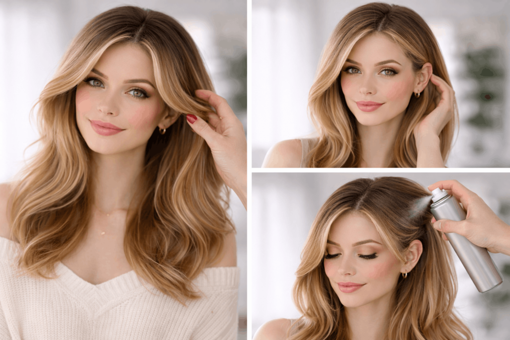 Щоденні прийоми, що тримають форму Як приховати відстовбурчені вуха зачіскою у повсякденному стилі: боковий проділ, пасма біля обличчя і обʼєм по скронях