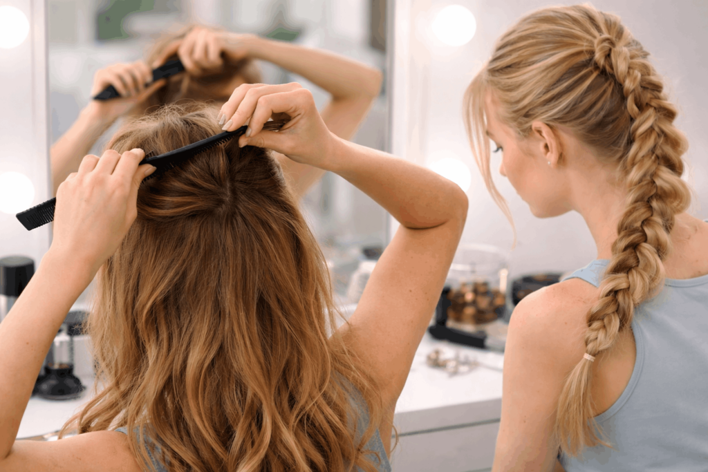 Освоєння начісування, кіс і джгутів для домашніх укладок Техніка начісування та плетіння для самостійних зачісок