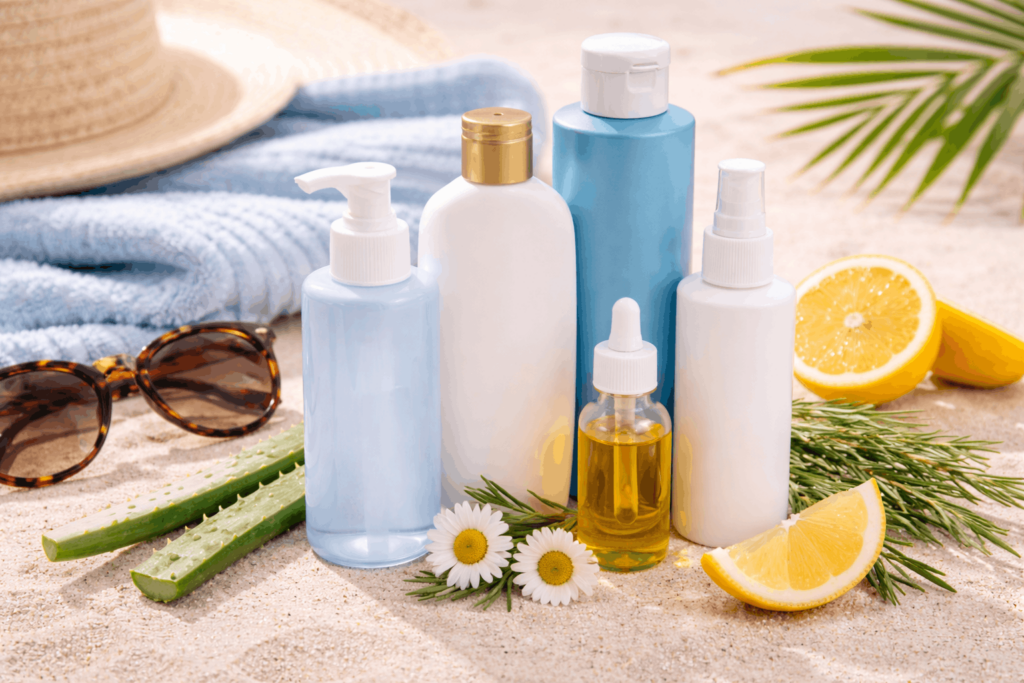 Зволожувальні засоби та захист від сонця для світлого волосся