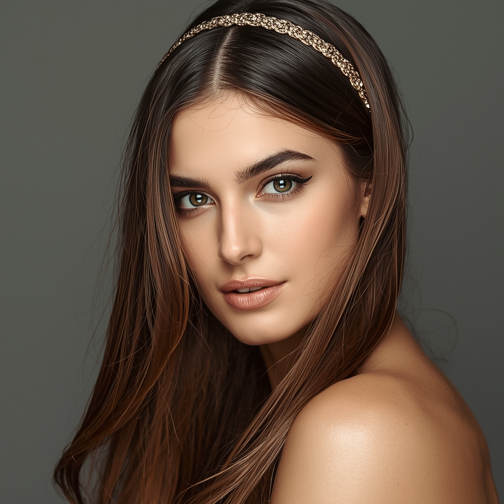 Элегантная греческая прическа с повязкой для праздничного образа Греческая прическа с повязкой для длинных волос в классическом стиле