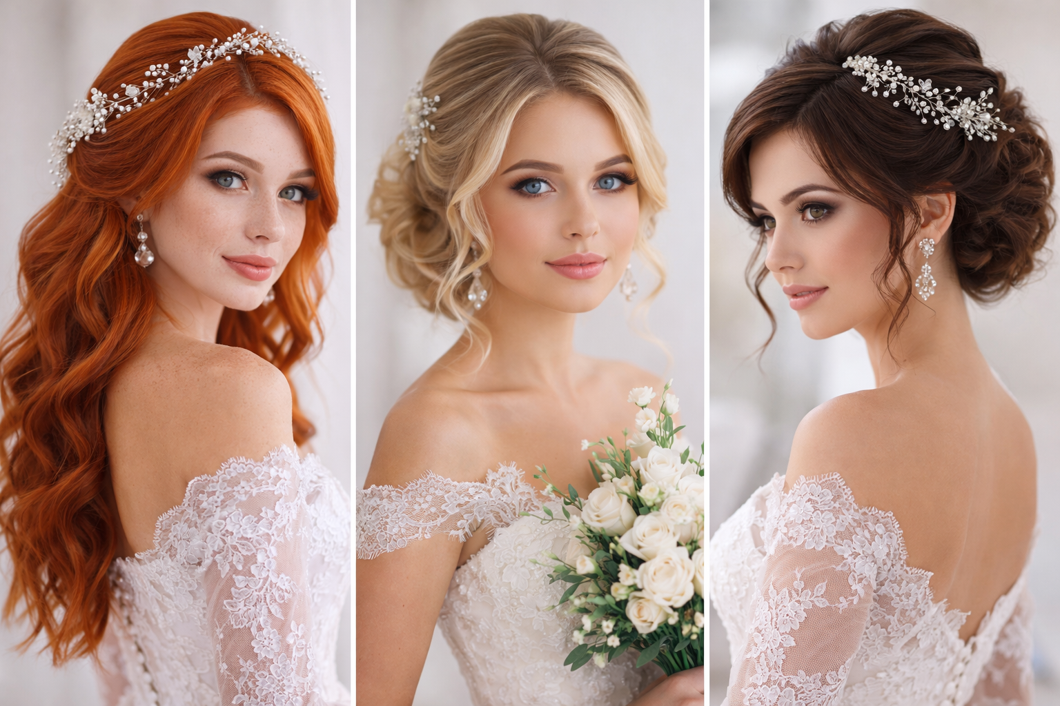 Свадебные прически