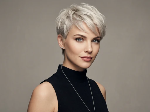 Піксі — тренд 2026 для ідеального овалу Елегантна стрижка піксі для овального обличчя фото