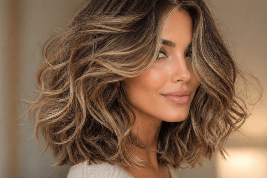 Шегги и многослойное каре объем средняя длина