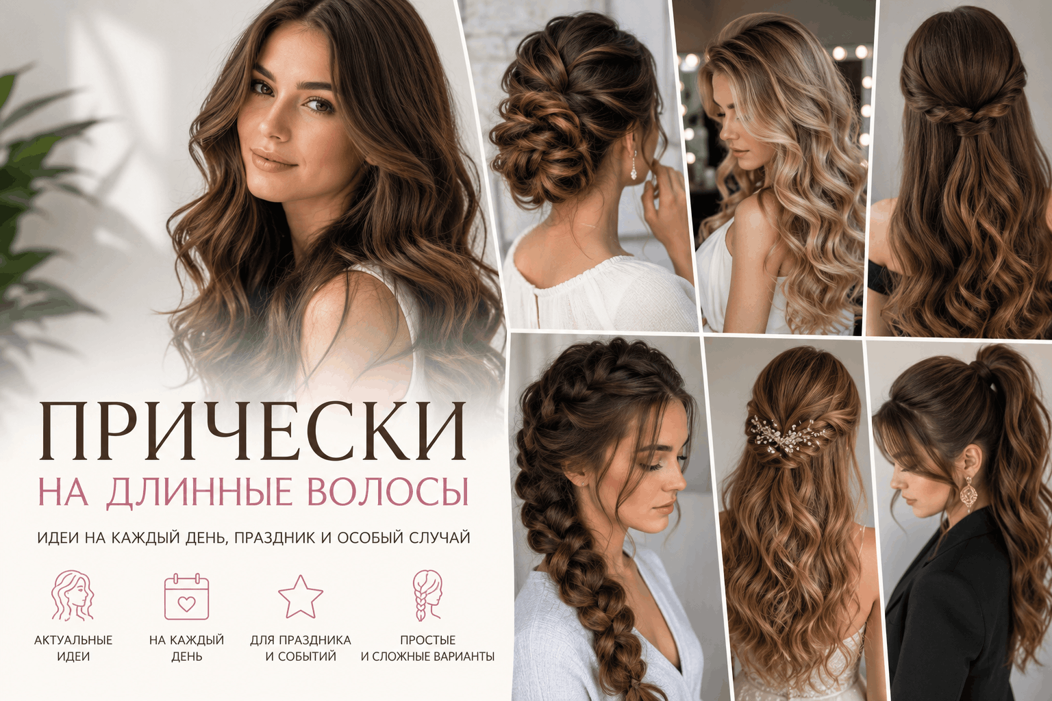Длинные прически